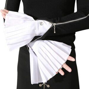 Pleated Sleeve Shirt Cuffs